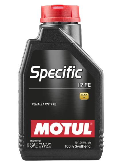 Ulei de motor sintetic MOTUL Specific 17 FE 0W20 - 1 Litru